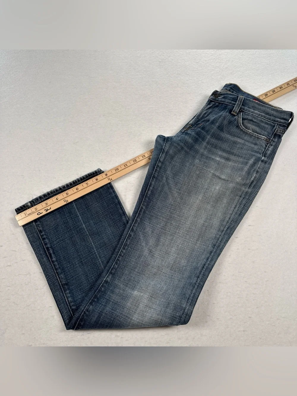Citizens of Humanity Kelly #001 Jeans Womens 28 Low-waist Bootcut DistressedY2K